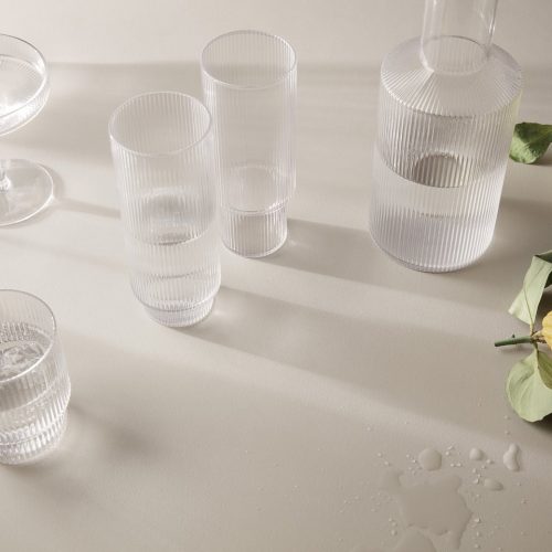Ripple Champagne Saucers (set of 2) - ferm living