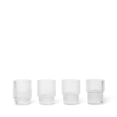 Ripple Small Glasses (Set of 4) - FERM LIVING