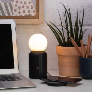 Wireless Lamp & Charger – Black