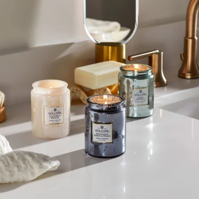 Vela Makassar Ebony & Peach SMALL - Voluspa