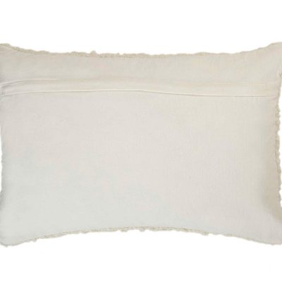 Almofada boucle branco retangular - Image 3