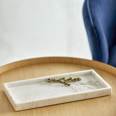 Bandeja Majsa White, Marble - Image 3