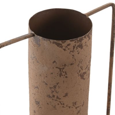 JARRA Decorativa em Metal – Envelhecido Marrom