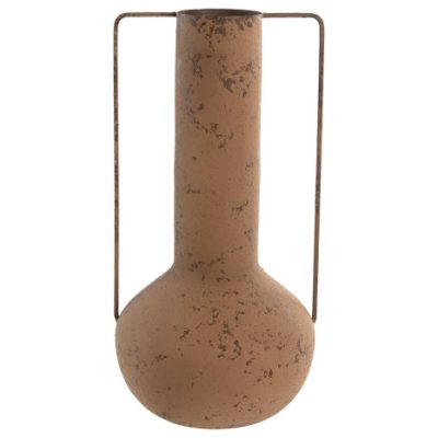 JARRA Decorativa em Metal – Envelhecido Marrom