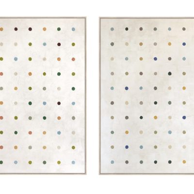 Quadro decorativo abstrato multicolor 100x140 cm — vista 2 — Narrativa de Espaços