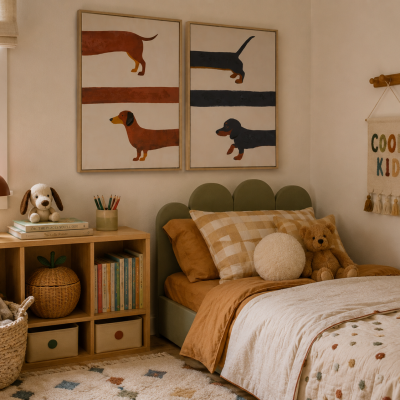 Quadro Decorativo Dachshund — Narrativa de Espaços